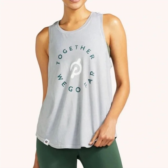 Peloton Flow Racer Tank, gray, size S - Picture 2 of 3